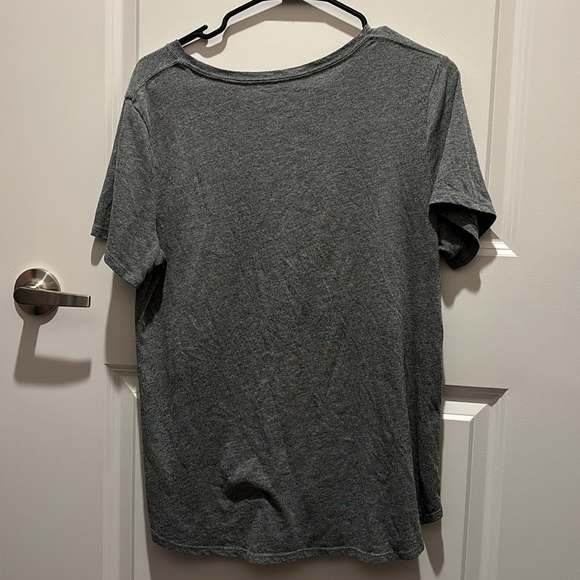 Old Navy Lucky Me Shirt Women’s Large Grey gray - Picture 7 of 12